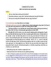 Chủ đề Ôn Tập  môn Tư tưởng Hồ Chí Minh | Trường đại học Mở Hà Nội