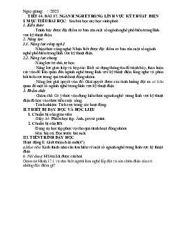 Giáo án Công nghệ 8 tiết 44 bài 17: Ngành nghề trong lĩnh vực kỹ thuật điện | Kết nối tri thức