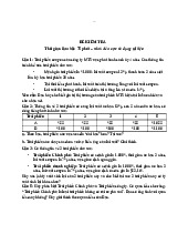 Đề kiểm tra đầu kì môn kinh tế vĩ mô | Đại học Kinh tế Thành phố Hồ Chí Minh