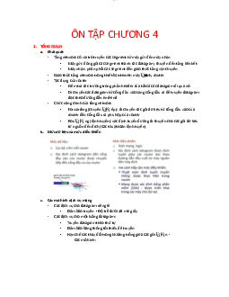 Tóm tắt chương 4 - Nhập môn mạng máy tính | Trường Đại học CNTT Thành Phố Hồ Chí Minh