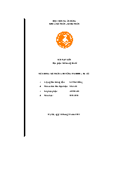 KẾ TOÁN GHI TĂNG TSCĐHH – TK 211 | Học viện Ngân Hàng