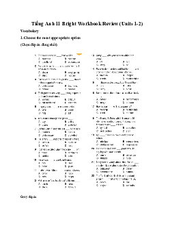 Giải Tiếng Anh 11 Unit 2 trang 22 | Bright