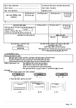 Đề thi tuyển sinh lớp 10 THPT tỉnh Gia Lai năm học 2016-2017 môn Tiếng Anh (chuyên)