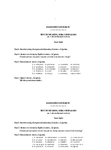Đề thi nói tiếng anh kết thúc học phần tiếng anh cơ bản 1 - Ngân hàng thương mại | Đại học Bách Khoa Hà Nội