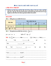 Bài Tập Toán 7 Giá Trị Của Một Biểu Thức Đại Số Có Lời Giải