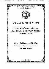 600 câu ôn tập kinh tế vi mô | Trường Đại học Thương Mại