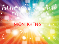 Giáo án điện tử Khoa học tự nhiên 6 bài 54 Kết nối tri thức : Hệ Mặt Trời