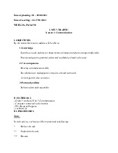 UNIT 7: TRAFFIC Lesson 4: Communication | Giáo án môn Tiếng Anh lớp 7