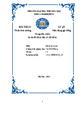 Phân tích biến động giá đồng 16/09 - 27/10/2024 | Bài thảo luận kinh tế vi mô