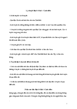 Giải Địa lí 6 Bài 1: Hệ thống kinh vĩ tuyến. Tọa độ địa lí của một địa điểm trên bản đồ | Cánh diều