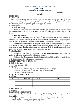 Giáo án môn văn 11 Chân trời sáng tạo học kỳ 2