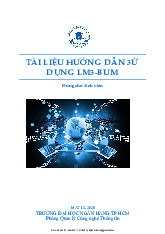 Hướng Dẫn Sử Dụng LMS-BUH Cho Sinh Viên - Tài Liệu 1012