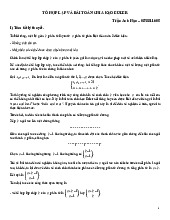Tổ hợp lặp và bài toán chia kẹo Euler - Tài liệu tổng hợp