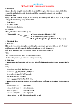 Chuyên đề ngữ pháp Tiếng Anh lớp 12: chuyên đề 8 thức giả định-the subjunctive mood