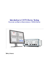 Tài liệu về Introduction to UMTS device testing môn Thu phát vô tuyến | Học viện Công Nghệ Bưu Chính Viễn Thông