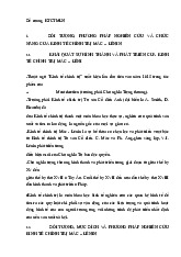 Đề cương môn kinh tế chính trị Mác– lê nin : Tổng quan và phương pháp nghiên cứu–Trường Đại học Hoa Sen