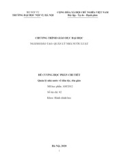 Đề cương học phần quản lý nhà nước về dân tộc tôn giáo | Đại học Nội Vụ Hà Nội