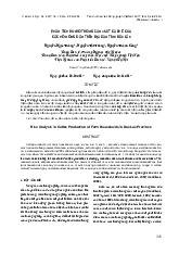 Phân tích rủi ro trong sản xuất cà phê của các hộ nông dân trên địa bàn tỉnh đắk lắk môn Quản lý rủi ro  | Học viện Nông nghiệp Việt Nam