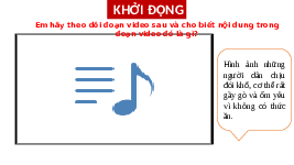 Giáo án điện tử Khoa học tự nhiên 7 bài 28 Chân trời sáng tạo : Vai trò của nước và các chất dinh dưỡng đối với cơ thể sinh vật