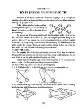 Giáo trình lý thuyết cấu trúc rời rạc (2021-2022) chương 7 Môn Cấu trúc rời rạc | Trường Đại học Công nghiệp Thành phố Hồ Chí Minh