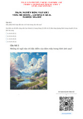 Bộ đề thi ôn luyện 3 dành cho học sinh lớp 2 tham gia cuộc thi Trạng Nguyên Tiếng Việt, vòng thi Hương (cấp Huyện)