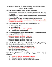 Ngân hàng trắc nghiệm 400 câu (có đáp án) - Môn tư tưởng Hồ Chí Minh