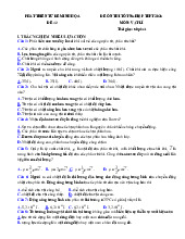 Đề thi thử tốt nghiệp THPT 2025 môn Vật lí bám sát đề minh họa - Đề 42