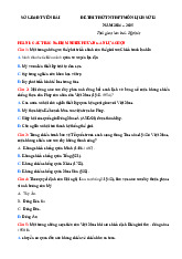 Đề thi thử tốt nghiệp THPT 2025 môn Lịch sử Sở GD&ĐT Yên Bái