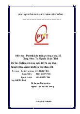 Nghiên cứu và Ứng dụng Giám Sát Chất Lượng Không Khí | Iot và ứng dụng | Học viện Công nghệ Bưu chính Viễn thông