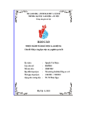 Chủ đề: Khả năng làm việc của người cao tuổi | Trường đại học Lao động - Xã hội