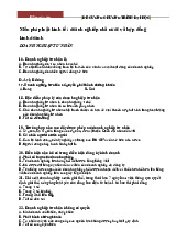 Câu hỏi trắc nghiệm luật kinh tế | Đại học Thương Mại