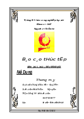 Báo cáo thực tập Thang máy - Hệ thống kỹ thuật công trình | Trường Đại học Kiến trúc Hà Nội