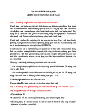 Câu hỏi thi kết thúc Môn Chính sách văn hóa | Đại học Văn hóa Hà Nội