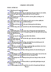 Đề kiểm tra Độc Quyền - Đúng/Sai và Lựa Chọn có đáp án | Thống kê trong kinh tế và kinh doanh | Trường Đại học Kinh tế Quốc dân