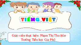 Giáo án điện tử Tiếng Việt 4 Cánh diều: Kể chuyển Cô bé ham đọc sách