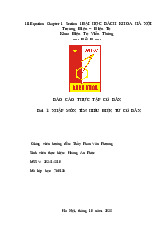 Báo Cáo Thực Tập Cơ Bản - Điện Tử Viễn Thông | Thực tập cơ bản | Trường Đại học Bách khoa Hà Nội