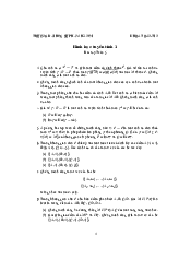 Bài tập tuần 5-  Hình học tuyến tính 1 | Đại học Sư phạm Hà Nội