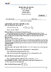 Đề giữa học kì 1 Toán 9 năm 2024 – 2025 trường Ban Mai School – Hà Nội