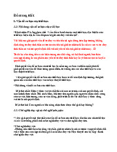 Đề cương môn Triết học Mác - Lênin  | Học viện Nông nghiệp Việt Nam