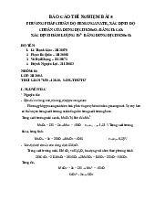 Báo cáo thí nghiệm bài 5 | Môn Soil Mechanics - Đại học Sư phạm Kỹ thuật Thành phố Hồ Chí Minh