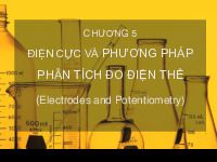 Chương 5: Điện cực và phương pháp phân tích đo điện thế | Bài giảng môn Phân tích bằng công cụ | Đại học Bách khoa hà nội