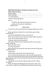 Tiểu phẩm 2 - Tiếng anh chuyên ngành du lịch | Đại học Mở Hà Nội