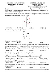 Đề giữa học kì 1 Toán 12 năm 2025 – 2026 trường THPT Nhữ Văn Lan – Hải Phòng