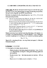 Đề cương môn Hóa Lý 1- Trường Đại học bách khoa - Đại học đà nẵng.