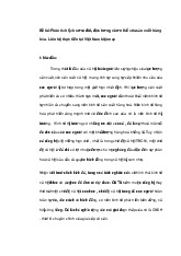 Đề tài:Phân tích lịch sử ra đời, đặc trưng và ưu thế của sản xuất hàng hóa. Liên hệ thực tiễn tại Việt Nam hiện nay  môn Triết học Mác - Lênin | Trường đại học Mở Hà Nội