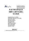 Bài thu hoạch bảo tàng lịch sử [cnxhkh] - Tài liệu tham khảo | Đại học Hoa Sen