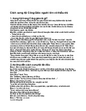 Cách xưng tội Công Giáo người lớn và thiếu nhi