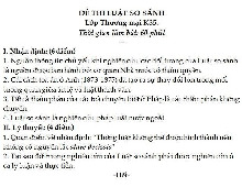 Đề thi cuối kỳ học phần Luật so sánh năm 2024 - 2025 | Đại học Luật Thành phố Hồ Chí Minh