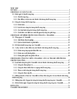 Chuỗi cung ứng Vinamilk | Quản trị chuỗi cung ứng | Đại học Thương mại