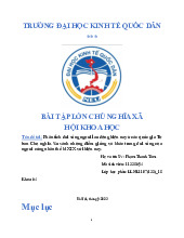 Phân tích đời sống người lao động hiện nay ở các quốc gia Tư bản Chủ nghĩa. So sánh những điểm giống và khác trong đời sống của người công nhân thế kỉ XIX với hiện nay | Bài tập lớn môn Chủ nghĩa xã hội Neu